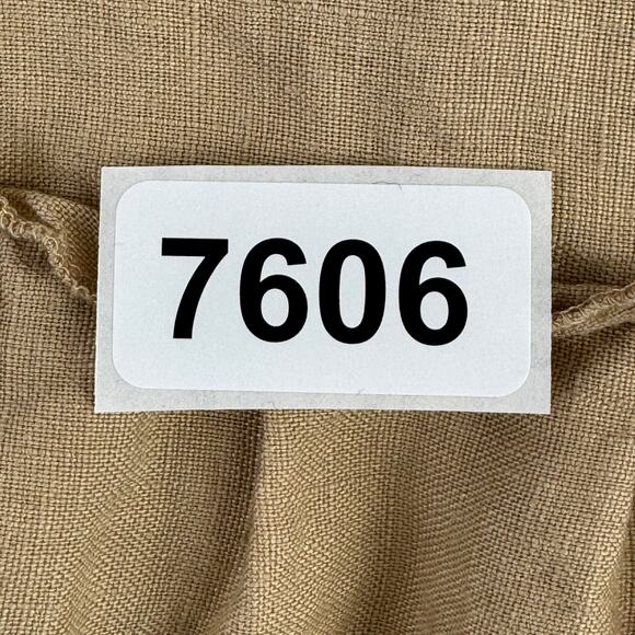 Anthropologie Eberjey Tan Linen Kesia Tiered Sleeveless Maxi Dress Size Medium - Picture 15 of 15